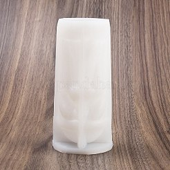 DIYキャンドルシリコンモールド  キャンドル作り用  コラム  ホワイト  58x123mm  内径：35mm&nbsp;SIMO-P014-01A
