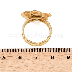 304 Stainless Steel Open Cuff Ring&nbsp;PW-WG89244-02