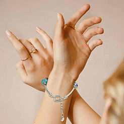 2Pcs 925 Sterling Silver Spring Gate Rings&nbsp;STER-DR0001-13