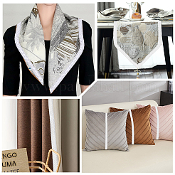 Polyester Centipede Braided Lace Ribbon&nbsp;OCOR-WH20012-25B