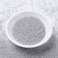 MIYUKIデリカビーズ  シリンダー  日本製シードビーズ  11/0  （db1231)透明グレーミスト光沢  1.3x1.6mm  穴：0.8mm  約20000個/袋  100 G /袋&nbsp;SEED-J020-DB1231