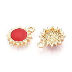Alloy Enamel Pendants&nbsp;PALLOY-T092-32G