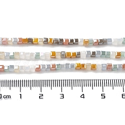 Gradient Color Electroplate Glass Bead Strands&nbsp;GLAA-E042-05-B05