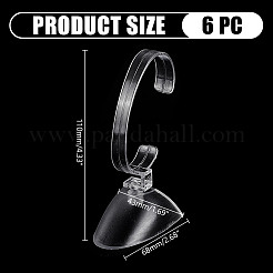 C Shaped Acrylic Watch Display Stands&nbsp;BDIS-WH0010-15