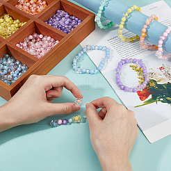 1050Pcs 30 Styles Transparent Acrylic Beads&nbsp;OACR-WR0001-04