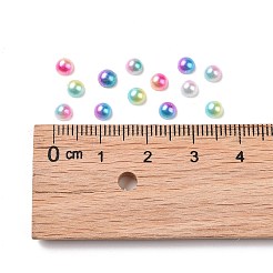 Imitation Pearl Acrylic Cabochons&nbsp;OACR-R063-4mm-M