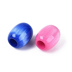 Opaque Acrylic Imitation Cat Eye European Beads&nbsp;OACR-N161-02
