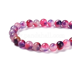 Faceted Rondelle Dyed Natural White Jade Bead Strands&nbsp;G-D073-01F
