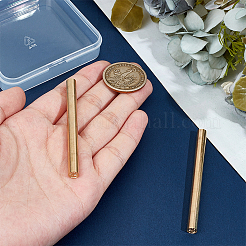 2Pcs Single-Sided Engraving Wax Seal Brass Stamp&nbsp;AJEW-OC0005-40F