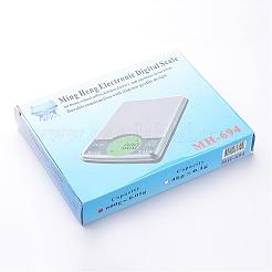 ミニポータブルデジタルスケール  ポケットスケール  値：0.01 G〜600 G  カウント機能  ジュエリーダイヤモンド電子計量天秤  ブラック  165x110x21mm&nbsp;TOOL-J010-03