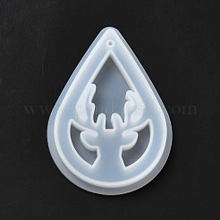 DIY Christmas Reindeer Pendant Silicone Molds&nbsp;DIY-G056-A06