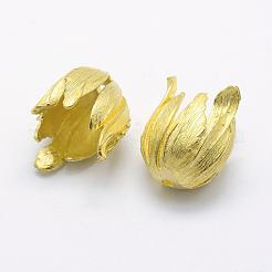 Brass Bead Caps&nbsp;KK-F721-116C-RS