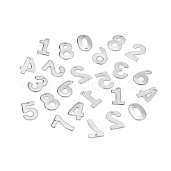 100個 10スタイル 201ステンレススチールチャーム  数  ステンレス鋼色  11x6.5~8x0.6mm  穴：1mm  10個/スタイル&nbsp;STAS-CJ0001-232