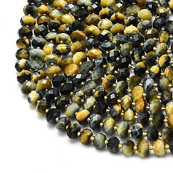 Natural Tiger Eye Beads Strands&nbsp;G-P573-A59-01