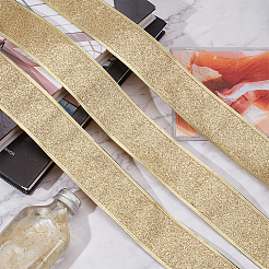Sparkle Wired Edge Polyester Ribbon&nbsp;OCOR-WH0071-026A