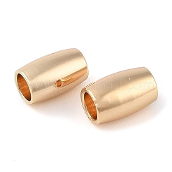 真鍮ビーズ  カドミウムフリー＆ニッケルフリー＆鉛フリー  コラム  18KGP本金メッキ  9x6mm  穴：3.8mm&nbsp;KK-Q816-09G