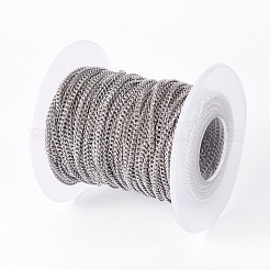 Tarnish Resistant 304 Stainless Steel Curb Chains&nbsp;STAS-I107-20P