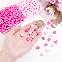 240Pcs 2 Colors Opaque Acrylic Beads&nbsp;MACR-PA0001-52