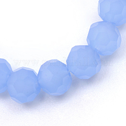 Imitation Jade Glass Bead Strands&nbsp;GLAA-R166-8mm-03D