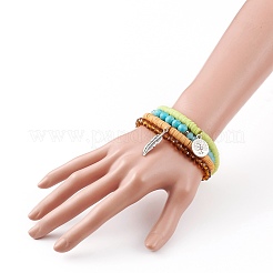 4Pcs Stretch Bracelets&nbsp;BJEW-JB05888