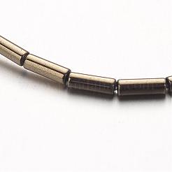 Electroplate Non-magnetic Synthetic Hematite Bead Strands&nbsp;G-F300-37B
