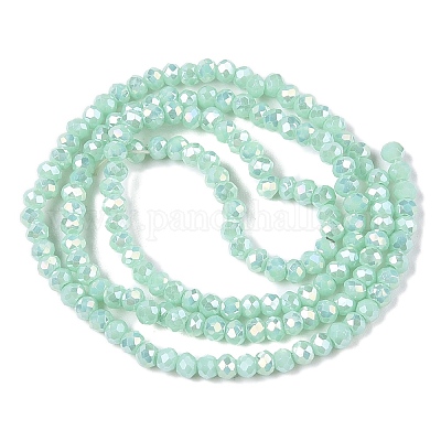 Electroplate Glass Beads Strands&nbsp;EGLA-A044-P1mm-B14-1