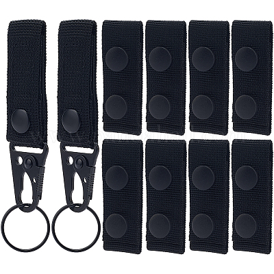 Nylon Tactical Wide Strap Loop Keepers&nbsp;DIY-CP0013-40-1