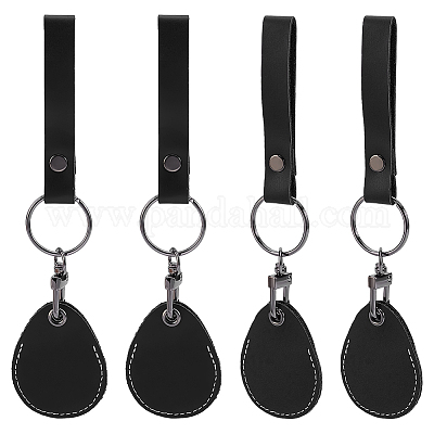 Leather Keychains&nbsp;KEYC-WH0038-75-1