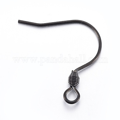 304 Stainless Steel Earring Hooks Ion Plating(IP)&nbsp;STAS-L211-12-B-1