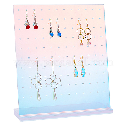 Acrylic Earrings Display Stands EDIS-WH0029-28-1
