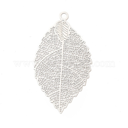 Rack Plating Brass Filigree Big Pendants&nbsp;KKC-S001-040P-1