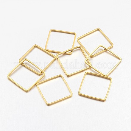 Square Brass Linking Rings&nbsp;EC03020mm-G-1