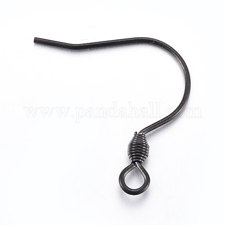 304 Stainless Steel Earring Hooks Ion Plating(IP) STAS-L211-12-B-1