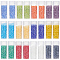 Glass Seed Beads, Transparent Colours Luster, Round, Mixed Color, 2~2.5x1.5~2mm, Hole: 0.8~1mm, 12 colors, 10g/color