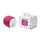 Colored Jute Cord, Jute String, Jute Twine, for Jewelry Making, FireBrick, 2mm, 109.36yards/roll(100m/roll)