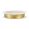 Round Craft Copper Wire, Nickel Free, Golden, 28 Gauge(0.3mm) , about 82.02 Feet(25m)/roll