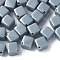 Opaque Acrylic Beads, Cube, Aqua, 13x14.5x14.5mm, Hole: 2mm, about 530pcs/500g
