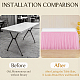 Polyester Table Skirt&nbsp;AJEW-WH20019-110A-6