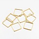 Square Brass Linking Rings&nbsp;EC03020mm-G-1