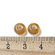 手作りランプワークビーズ  フラットラウンド  ペルー  7~8x4~5mm  穴：2mm&nbsp;LAMP-P068-12B-2