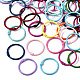 Spray Painted Iron Split Key Rings&nbsp;IFIN-T017-01-1