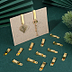 20Pcs Brass Tie Clips&nbsp;KK-SC0007-10C-4