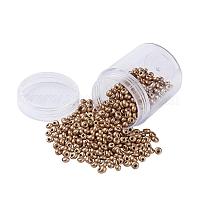 オペークガラスシードビーズ  フリンジティアドロップビーズ  ゴールデンロッド  4~5x3mm  穴：1mm&nbsp;SEED-JP0004-A15