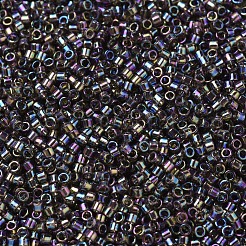 MIYUKIデリカビーズ小  シリンダー  日本製シードビーズ  15/0  （dbs0180)トランスペアレントルートビールab  1.1x1.3mm  穴：0.7mm  約175000個/袋  50 G /袋&nbsp;SEED-X0054-DBS0180