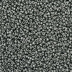 MIYUKIラウンドロカイユビーズ  日本製シードビーズ  11/0  （rr190)ニッケルメッキ  2x1.3mm  穴：0.8mm  約1100PCS /ボトル  10 G /ボトル&nbsp;SEED-JP0008-RR0190