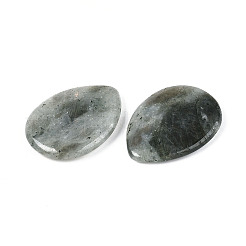 不安を和らげる天然ラブラドライトの心配石  ティアドロップ  45x35x7.5~8mm&nbsp;G-T144-13J