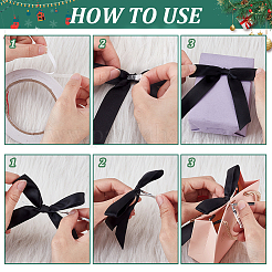 50Pcs Polyester Bowknots&nbsp;FEPA-PH0001-02B