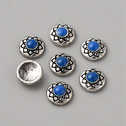Tibetan Style Alloy Cabochons&nbsp;MRMJ-WH0075-97A
