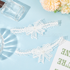 Polyester Lace Elastic Bridal Garters&nbsp;AJEW-WH0007-29