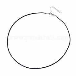 Waxed Cotton Cord Necklace Making&nbsp;MAK-S032-1.5mm-B01